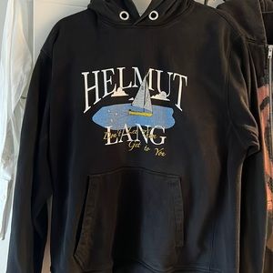 Helmut Lang Get to you hoodie Size XL. Can fit for L $50